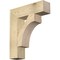 Ekena Millwork Westlake Block Rough Sawn Bracket, Douglas Fir, 6"W x 24"D x 28"H BKT06X24X28WTL05RDF - alternate 1